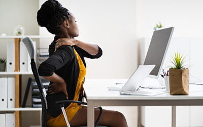 Why Do I Get Neck Pains And Strains When Sitting At My Desk At Work?